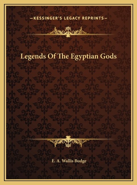 Front cover_Legends Of The Egyptian Gods