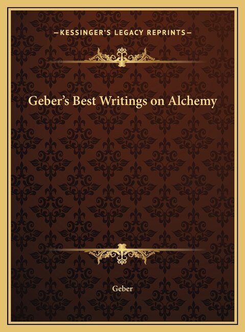 Couverture_Geber's Best Writings on Alchemy