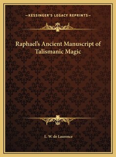 Front cover_Raphael's Ancient Manuscript of Talismanic Magic