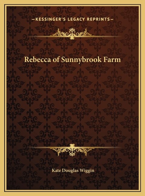 Couverture_Rebecca of Sunnybrook Farm