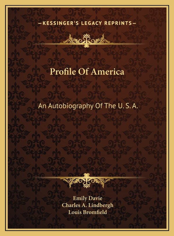 Front cover_Profile Of America