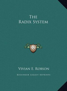 Front cover_The Radix System