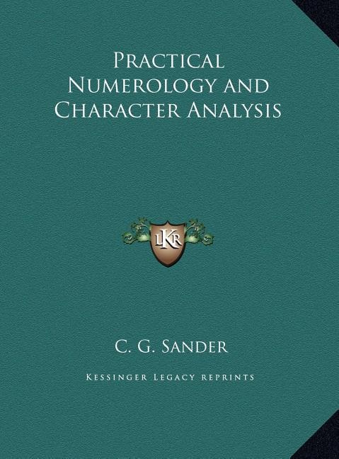 Couverture_Practical Numerology and Character Analysis