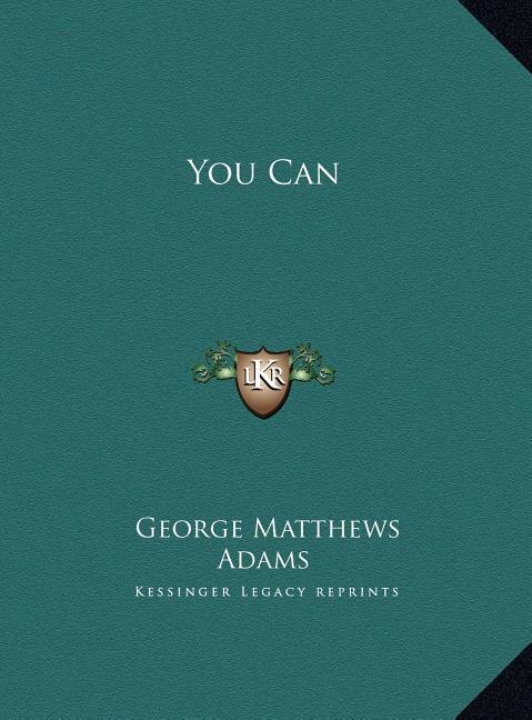 Front cover_You Can