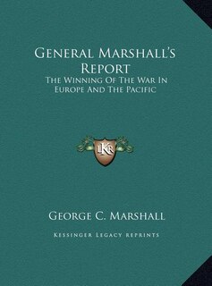 Front cover_General Marshall's Report