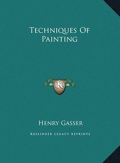 Front cover_Techniques of Painting