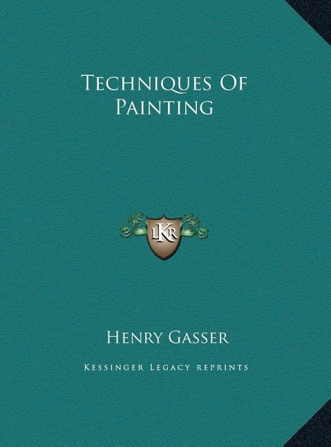 Front cover_Techniques of Painting