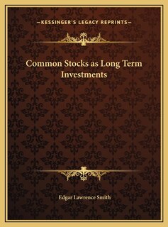 Front cover_Common Stocks as Long Term Investments