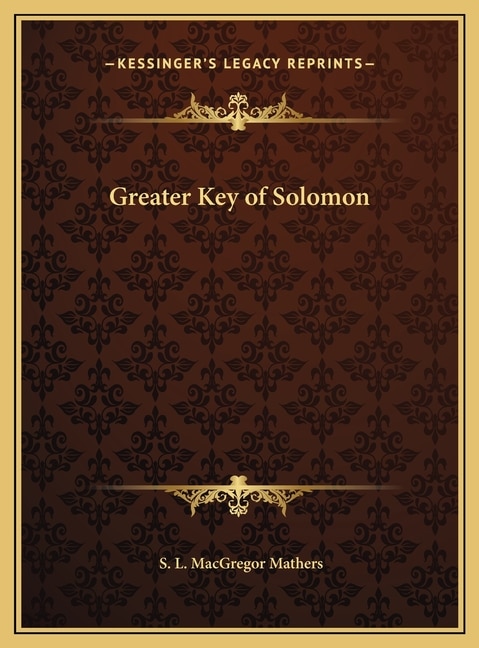 Front cover_Greater Key of Solomon