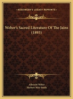 Front cover_Weber's Sacred Literature Of The Jains (1893)