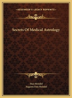 Couverture_Secrets Of Medical Astrology