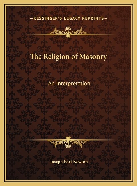 Front cover_The Religion of Masonry