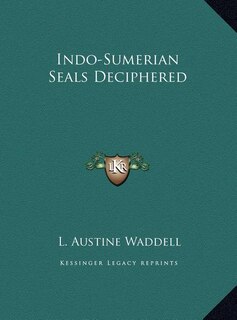 Front cover_Indo-Sumerian Seals Deciphered