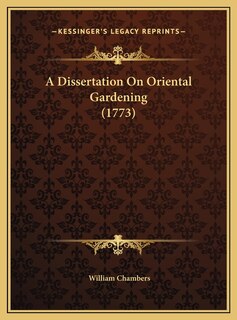 Front cover_A Dissertation On Oriental Gardening (1773)