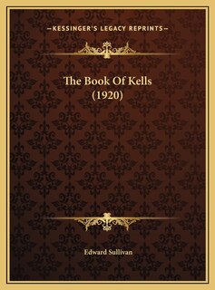 Front cover_The Book Of Kells (1920)