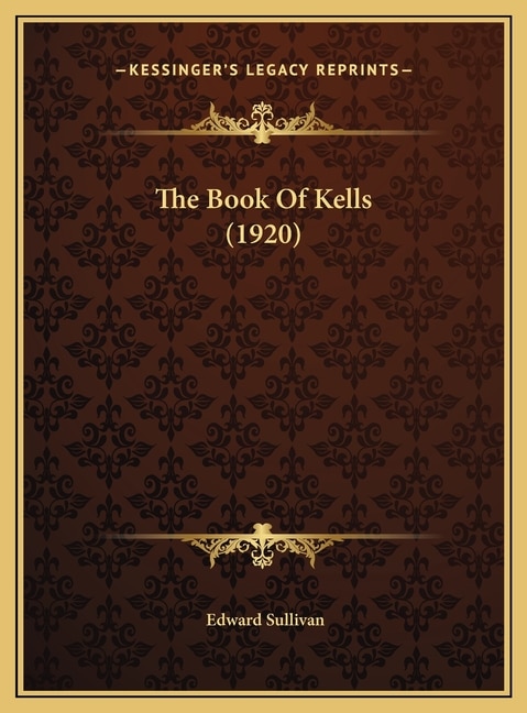 Front cover_The Book Of Kells (1920)