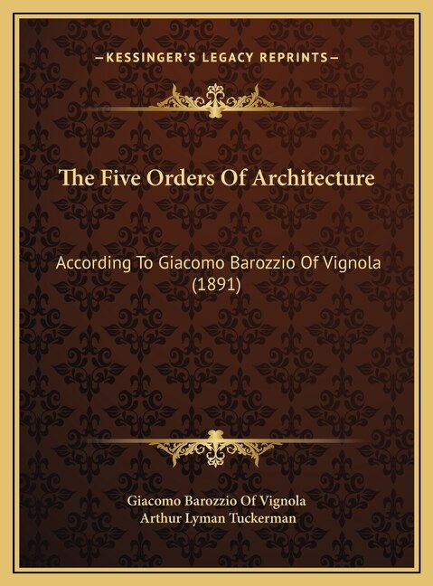 Front cover_The Five Orders Of Architecture