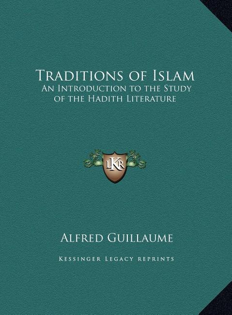 Front cover_Traditions of Islam