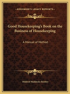 Front cover_Good Housekeeping's Book on the Business of Housekeeping