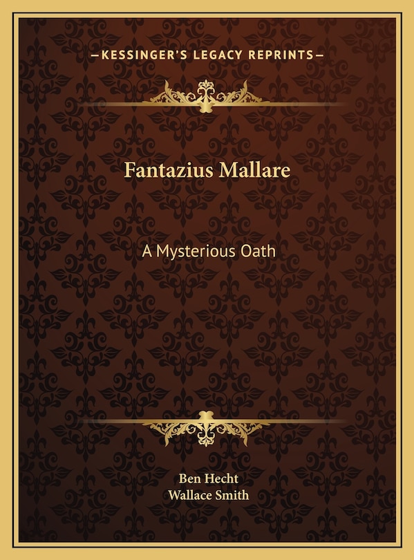 Front cover_Fantazius Mallare