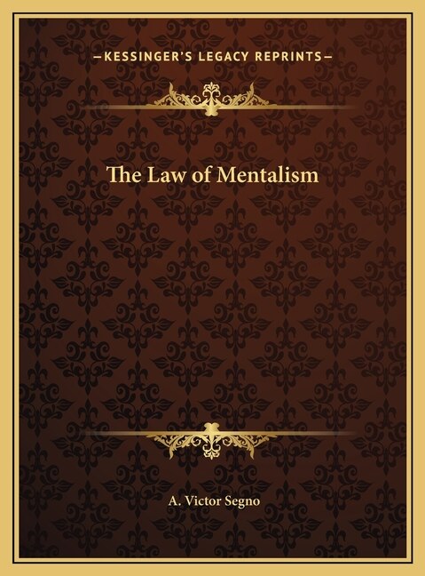 Front cover_The Law of Mentalism