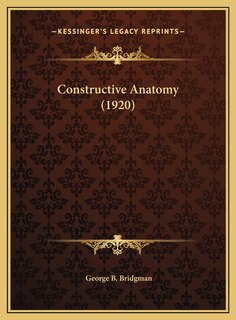 Front cover_Constructive Anatomy (1920)