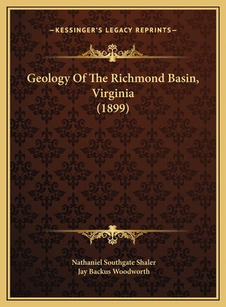 Geology Of The Richmond Basin, Virginia (1899)