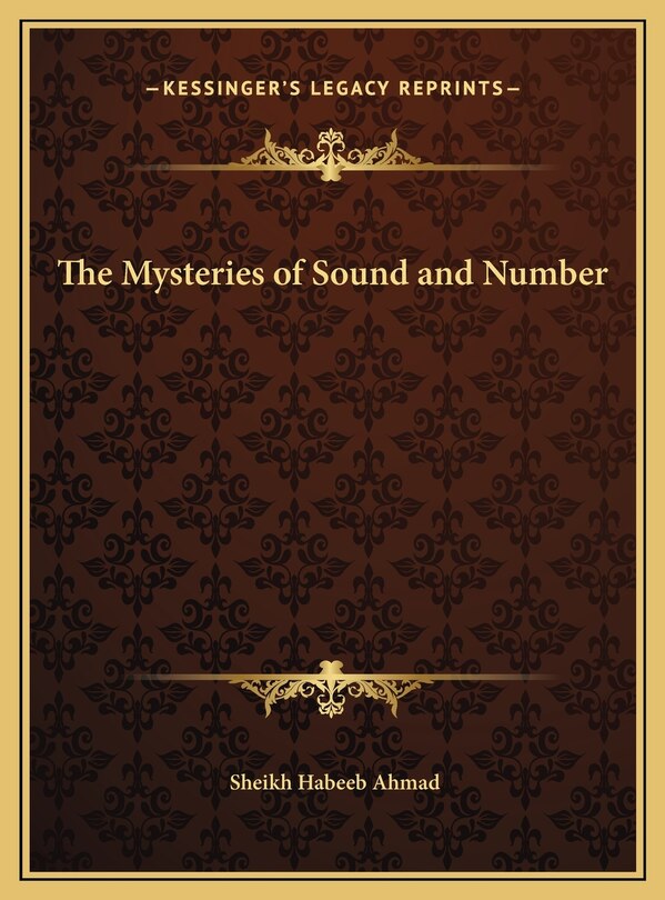 Couverture_The Mysteries of Sound and Number