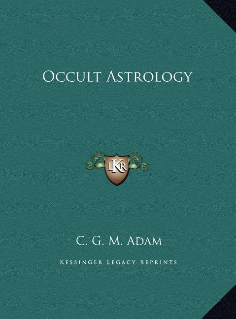 Front cover_Occult Astrology