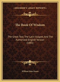 Couverture_The Book Of Wisdom