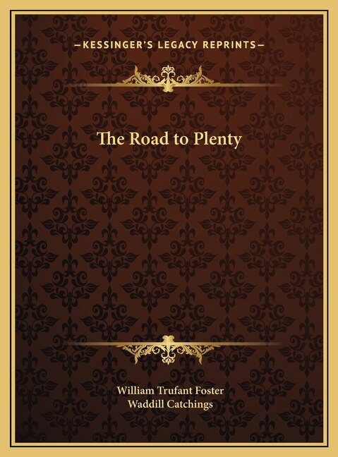 Front cover_The Road to Plenty