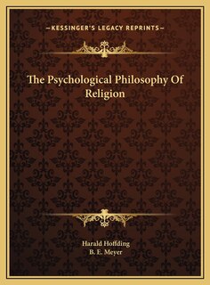 Couverture_The Psychological Philosophy Of Religion