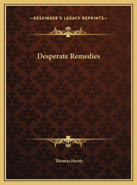 Front cover_Desperate Remedies
