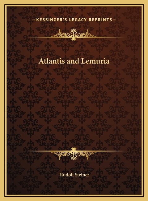 Front cover_Atlantis and Lemuria