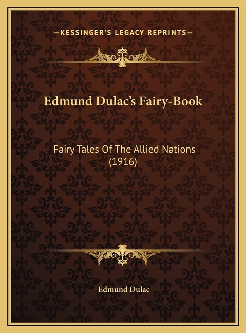 Front cover_Edmund Dulac's Fairy-Book