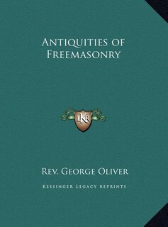 Couverture_Antiquities of Freemasonry