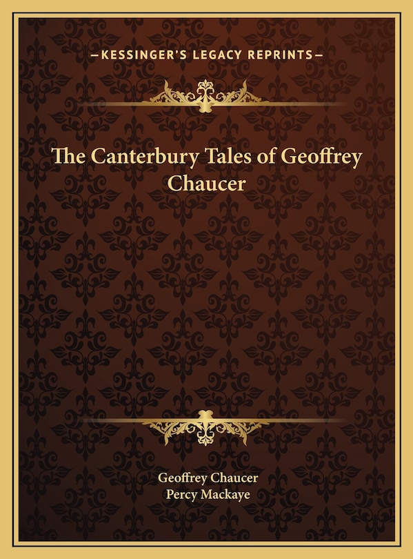 Front cover_The Canterbury Tales of Geoffrey Chaucer