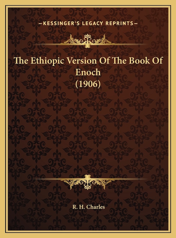 Front cover_The Ethiopic Version Of The Book Of Enoch (1906)