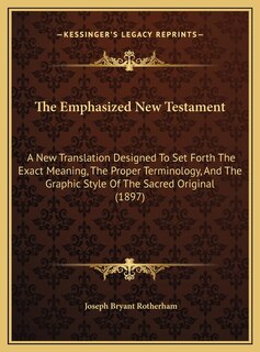 Front cover_The Emphasized New Testament