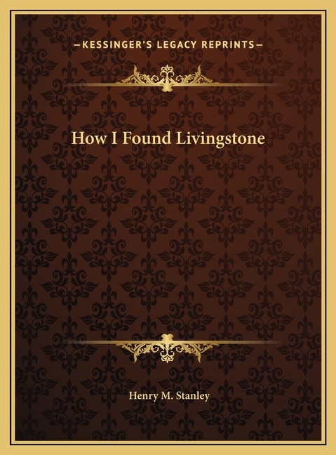 Couverture_How I Found Livingstone