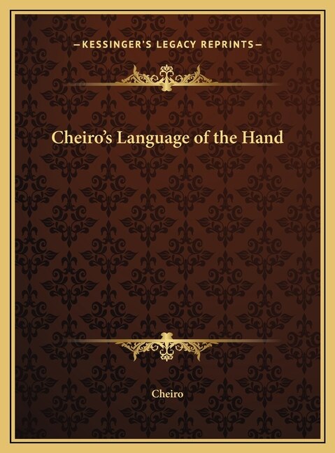 Cheiro's Language of the Hand