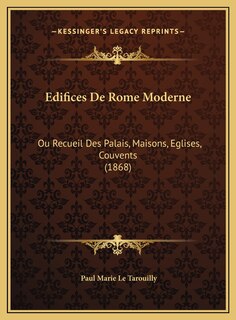 Front cover_Edifices De Rome Moderne
