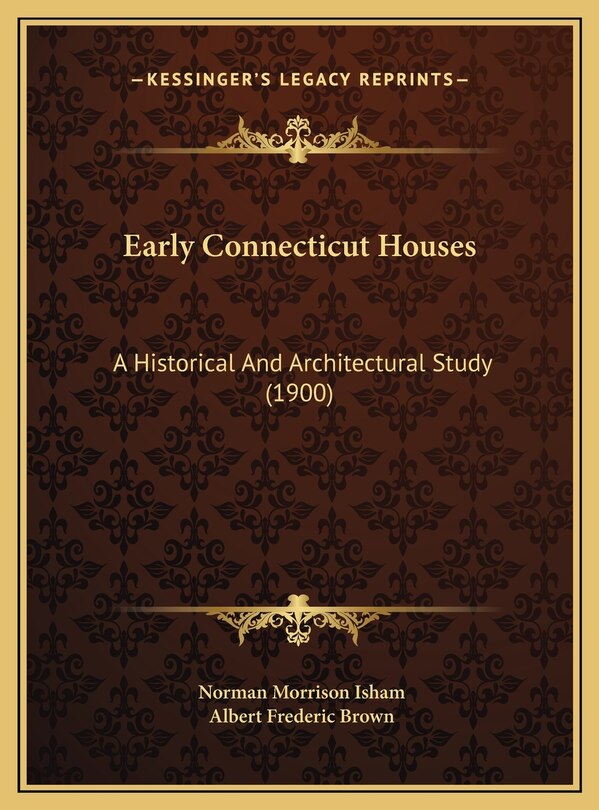 Couverture_Early Connecticut Houses