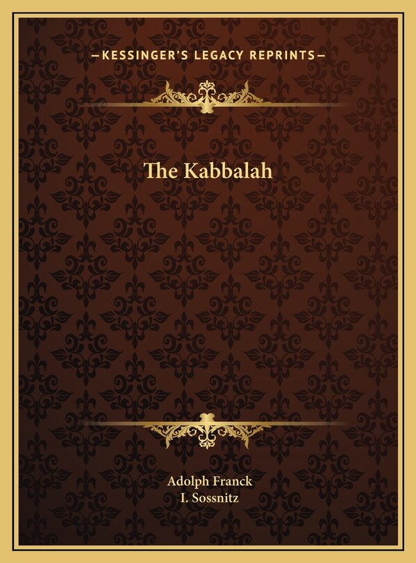 Front cover_The Kabbalah