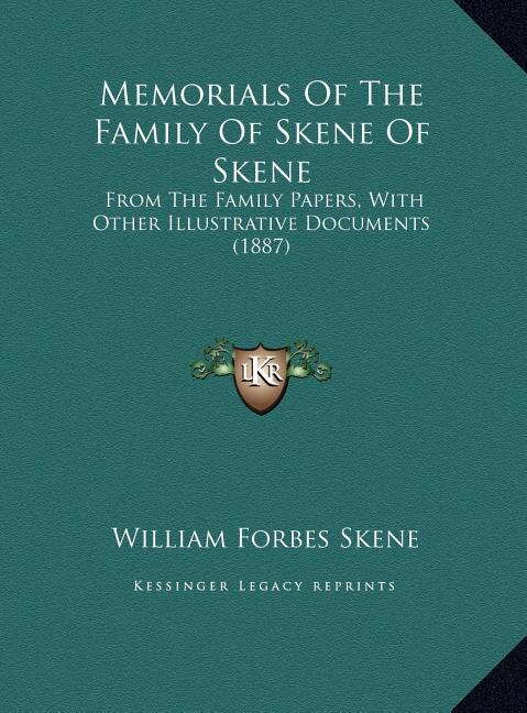 Couverture_Memorials Of The Family Of Skene Of Skene