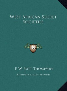 Front cover_West African Secret Societies
