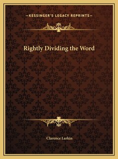 Front cover_Rightly Dividing the Word