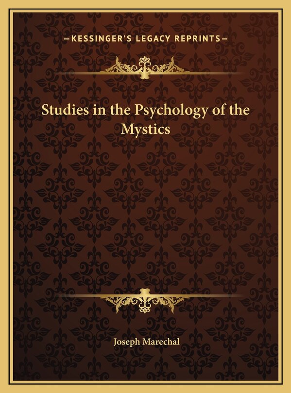 Front cover_Studies in the Psychology of the Mystics