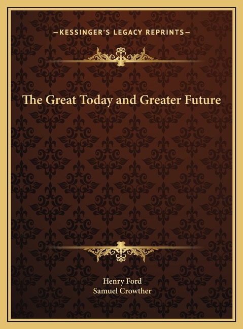 Front cover_The Great Today and Greater Future