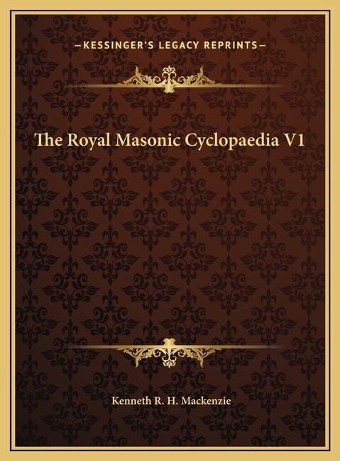 Front cover_The Royal Masonic Cyclopaedia V1